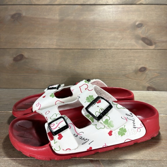Birkenstock Shoes - birkenstock birki womens size 9 shoes red love clover comfort sandals